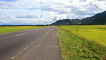 A scenic country road at Van Ninh, Khanh Hoa