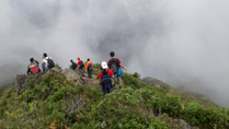 Trekking on Bach Moc Luong Tu