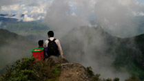 Jaw-dropping views while trekking to the summit of Bach Moc Luong Tu