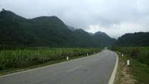 Ho Chi Minh road at Thanh Hoa