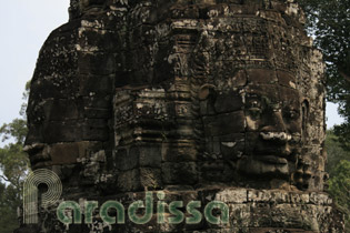 The enigmatic faces at the Bayon Temple