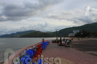 The waterfront promenade at Quy Nhon, Binh Dinh