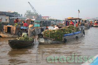 Cai Rang Floatinng Market in Can Tho, Mekong Delta, Vietnam