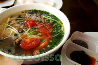 vermicelli with snails