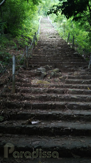 1,200 steps to the Chieu Cave, Mai Chau, Hoa Binh, Vietnam