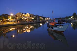 Hoi An riverside at night Hoi An riverside at night