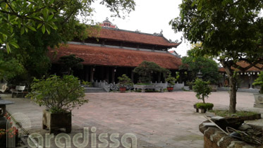The rear quarter of the Nom Pagoda, Van Lam, Hung Yen