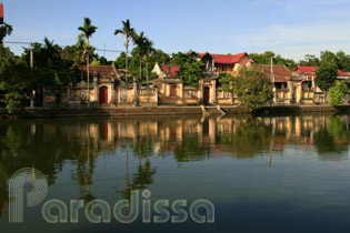 Nom Village, an ancient village at Van Lam, Hung Yen