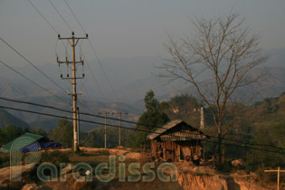 Mountains outside of Phong Tho Town