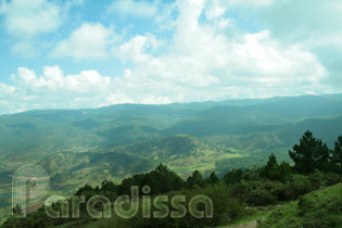 The Lang Biang Mountain in Da Lat, Lam Dong