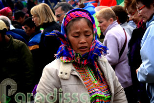 A Hmong lady at Bac Ha Market