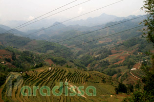 Mountains at Bac Ha, Lao Cai