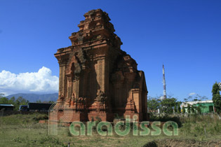 A Cham Tower of Hoa Lai, Ninh Thuan, Vietnam