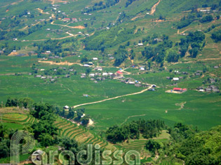 La Vallée de Muong Hoa , Sapa, Vietnam