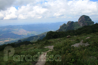 Scenic view from the summit of Pha Luong