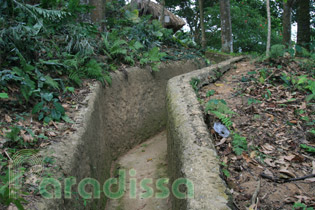 A trench at ATK Dinh Hoa