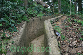 A trench at ATK Dinh Hoa A trench at ATK Dinh Hoa