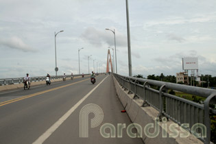 Rach Mieu Bridge connecting Tien Giang and Ben Tre Provinces