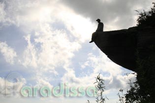 The Turtle Head Boulder near the 1st Peak of Ta Xua