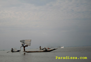 Fishing on Inle Lake