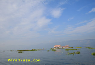 A resort on the water of Inle