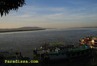 The Ayeyarwady River at Mandalay