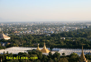 Mandalay City from Mandalay Hill