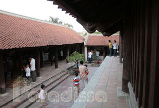 La maison à l'arrière de la Pagode Dau