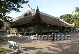 La maison communautaire est la place des rassemblements des villageois 