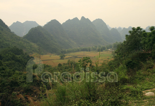 View of the mountains around Ma Phuc Pass View of the mountains around Ma Phuc Pass