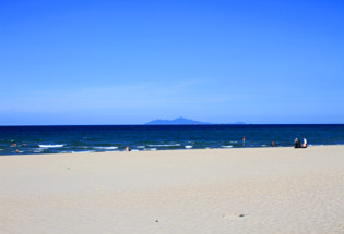 La plage de Non Nuoc, Da Nang, Vietnam