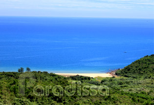 Idyllic scene outside of Da Nang City