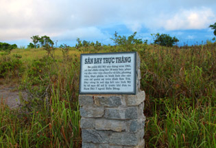 Helicopter airfield on the top of Son Tra Mountain