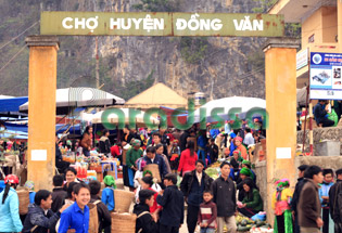 Le marché de Dong Van est en session tous les dimanches de 06h30 à 10h00