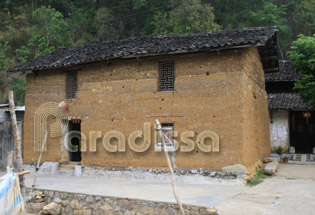 a house in Dong Van Old Quarter