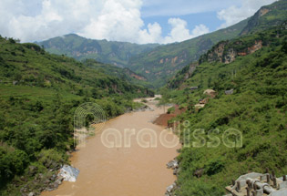 le fleuve de Chay à Xin Man - Ha Giang