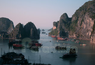 Baie d'Along, au Vietnam