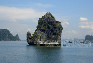 la baie d'Along au Vietnam