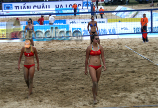 Volleyball de plage à l’île de Tuan Chau