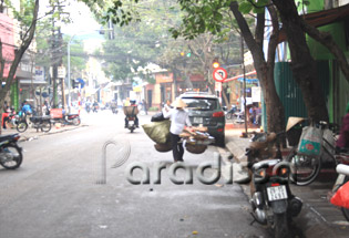 Streets in the Old Quarter Hanoi Vietnam