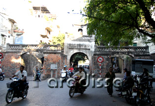 O Quan Chuong - a gate to the Old Quarter of Hanoi