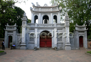 Temple of Literature in Hanoi Vietnam