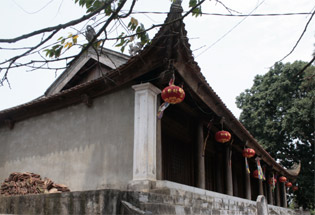 The Tram Giang Pagoda in Ha Tay Province of Vietnam