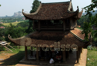 The Tram Giang Pagoda in Ha Tay Province of Vietnam