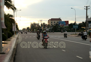 La ville de Vi Thanh Hau Giang