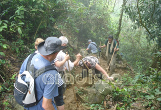 Trekking à Hang Kia, Hoa Binh, Vietnam