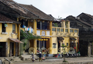La ville ancienne portuaire de Hoi An dans le central du Vietnam