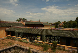 Building inside Hue Imperial Citadel Building inside Hue Imperial Citadel