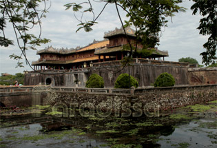 La citadelle impériale de Hue, au Vietnam