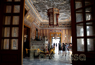Inside Khai Dinh Tomb